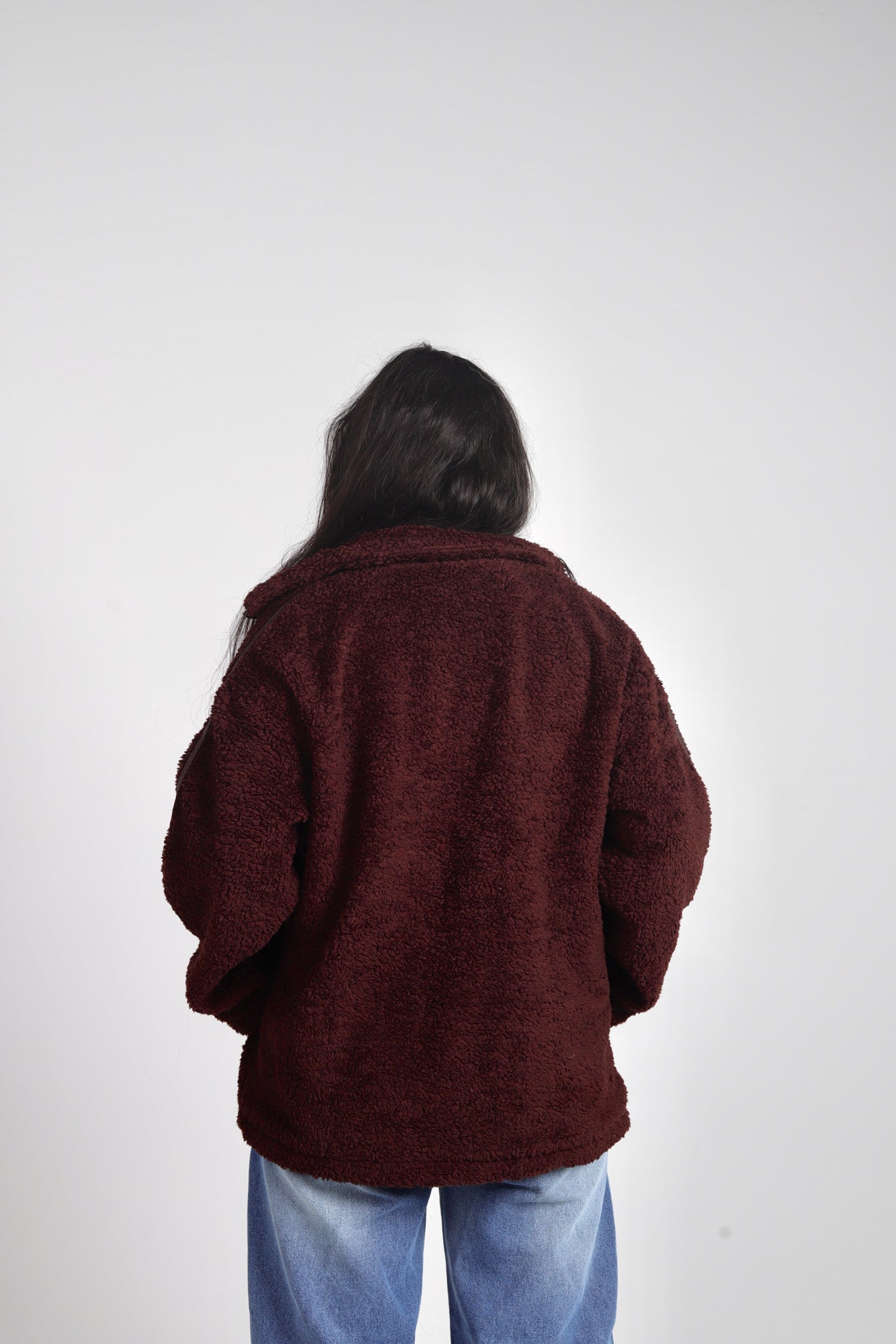 Teddy Jacket in Dark Brown